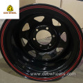 8 Spoke 4x4 15X7 6x165.1 Steel Wheel Rims